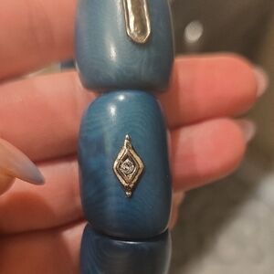 Silpada Blue Bracelet with Silver Accents